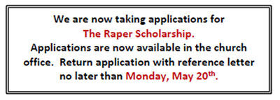 Raper Scholarships